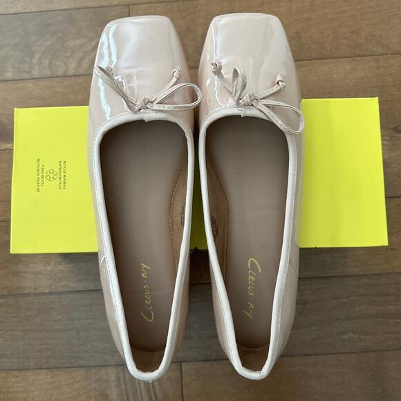NWB CIRCUS NY Teresa Square-Toe Ballet Flats nude size 8 - Picture 8 of 12